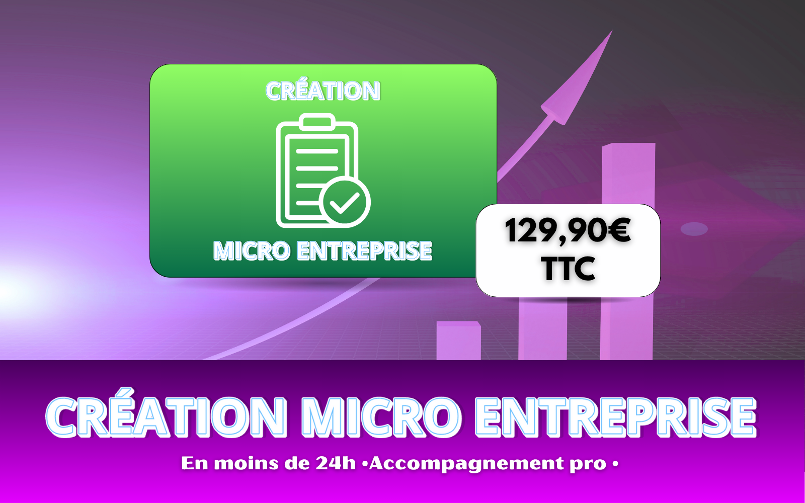 Création de votre Micro-Entreprise (Auto-Entrepreneur) – Service Clé en Main